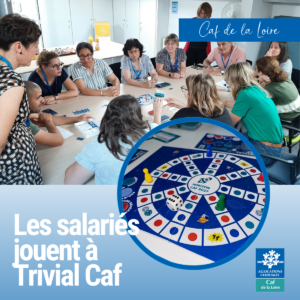 Les salariés jouent à Trivial Caf