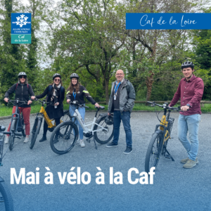 Mai à vélo à la Caf