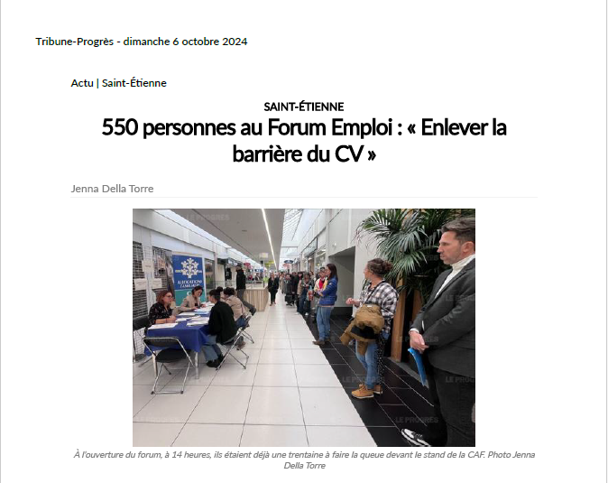 screen article Forum emploi