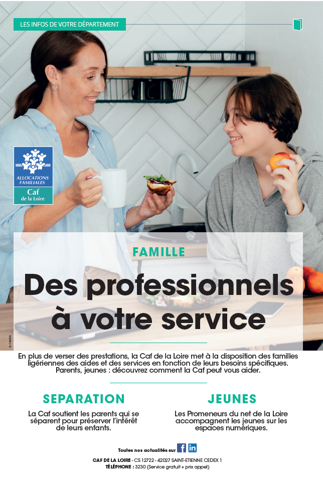 Vies de famille Caf de la Loire février 2024