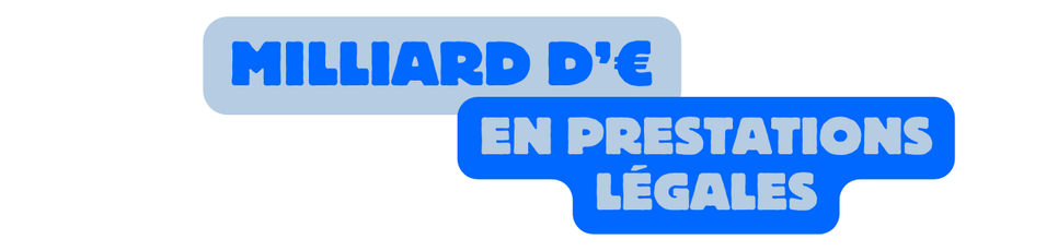 milliard d'euros de prestations légales