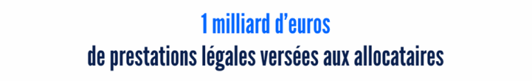 1 milliard d'euros de prestations légales