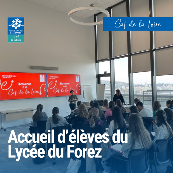 Accueil d'élèves du Lycée du Forez